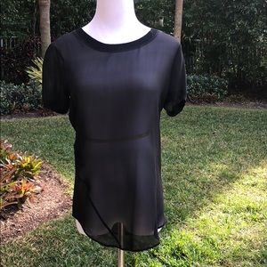 Barney's CO-OP silk tshirt